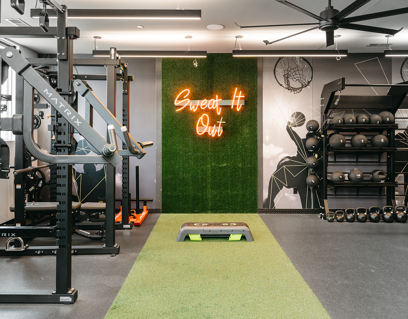 A state-of-the-art fitness center